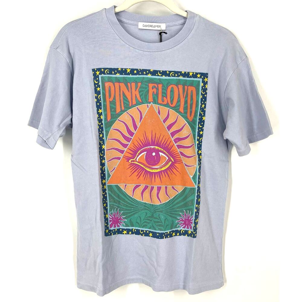 Daydreamer Rock N Roll Pink Floyd Poster Weekend Tee Dawn XS